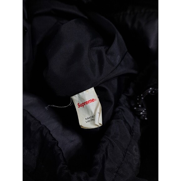 Supreme Sling Messenger Bag Black Cordura All Over Logo Tote Vintage - Picture 14 of 16